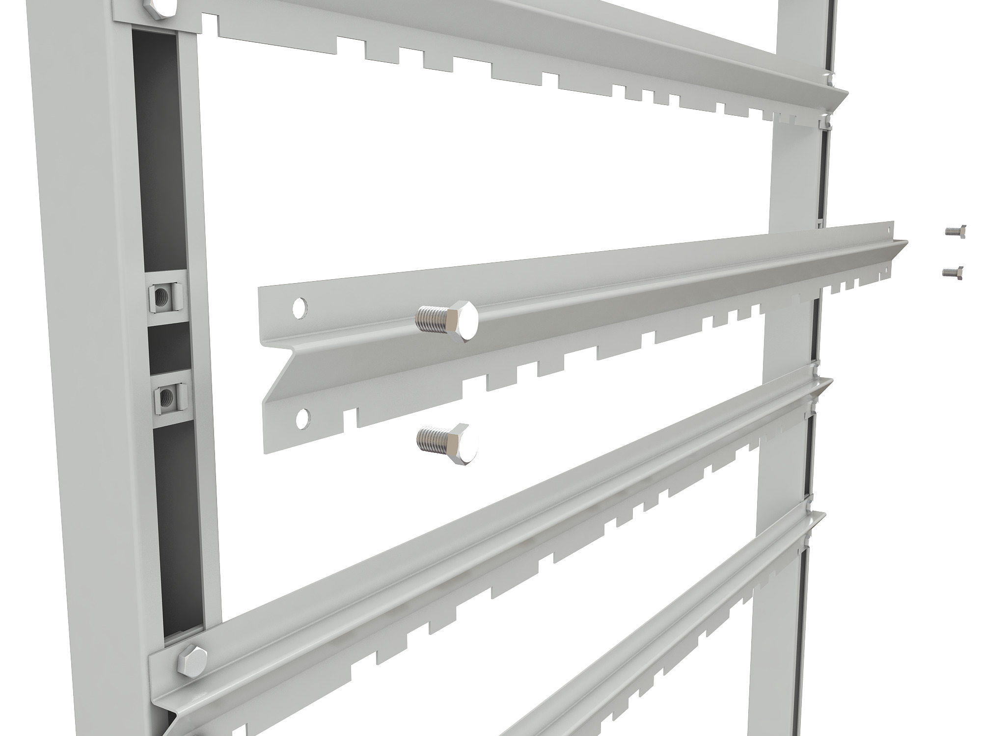 ER-00024047 Стеллаж для пластиковых лотков SORTEX двухсторонний 1800x1000x800.05