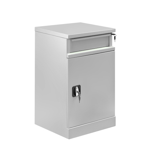 ТС-2 Тумба металлическая с выдвижным ящиком и 2 отделениями для хранения 800х590х500 мм