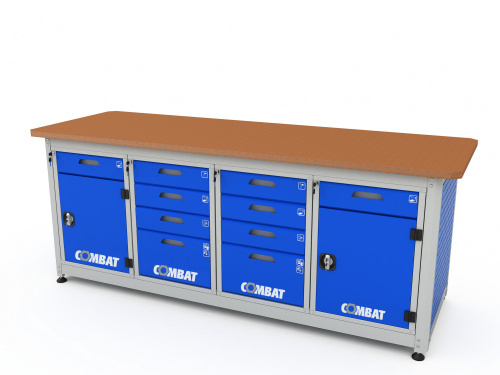 Верстак четырехтумбовый COMBAT 42442.2340