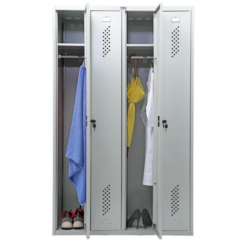 LS-41 Шкаф для раздевалок ПРАКТИК Стандарт 1830x1170x500 мм