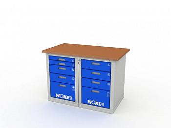 ER-00020378 Верстак двухтумбовый WOKER PRO 2504.1200